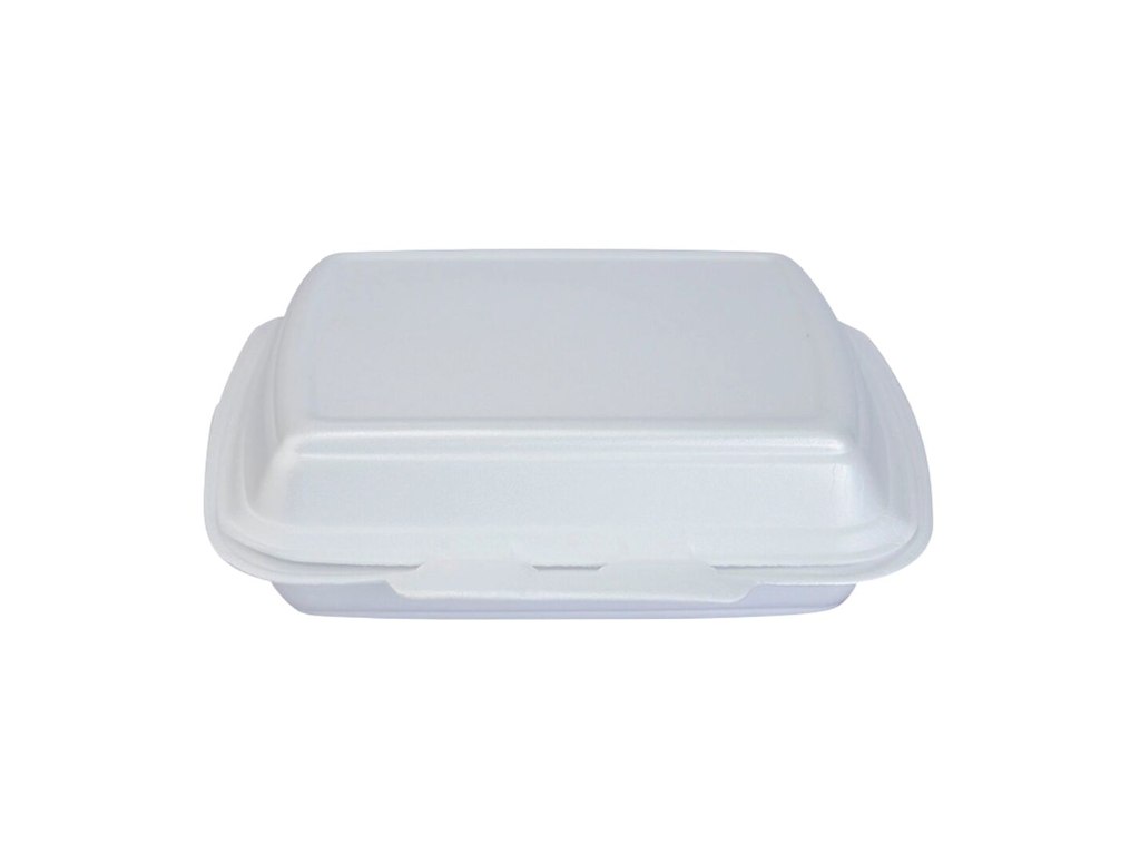 Termobakke 3-rum 247x198x75 mm H?ngslet l?g XPS Hvid HP 4/3 TT