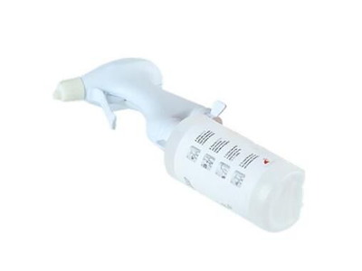 Flaske Tom Bruse 325ml med Hoved/Tryk/Beholder Klar/Hvid til Quick & Easy system