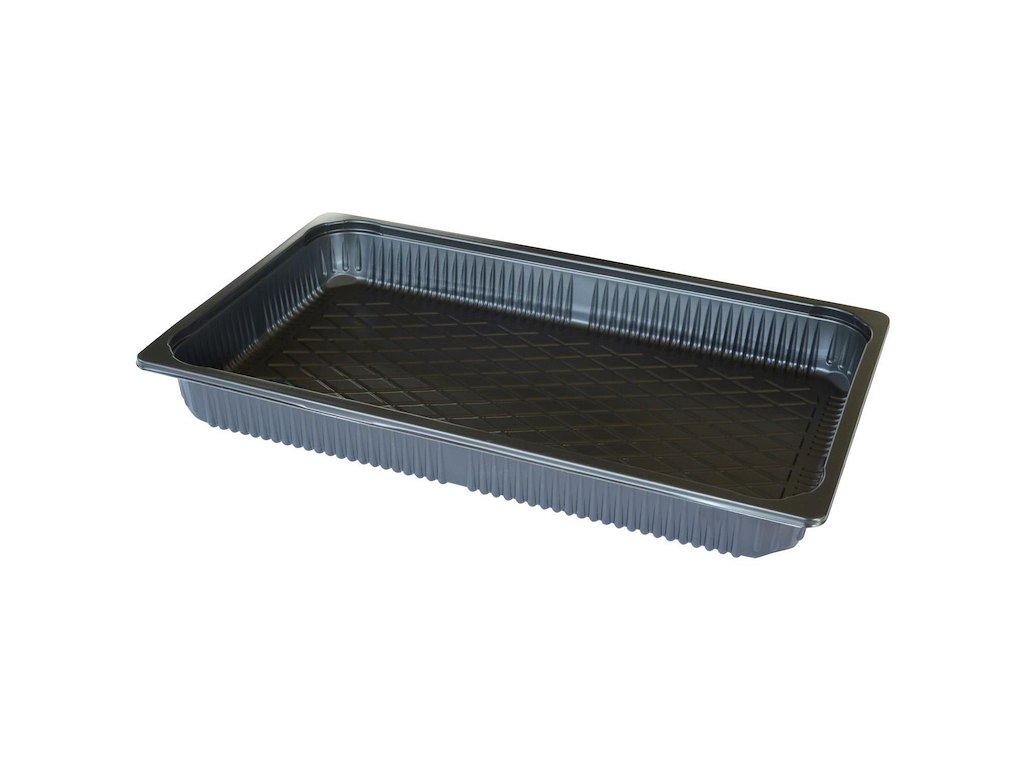 Bakke 1-rum 1/1 GN 530x325x60 mm PP Sort