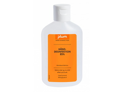 Hånddesinfektion flydende Plum 85% ethanol med snaplåg 120 ml