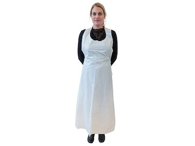 Forklæde Engangs Catersource 850x1500 mm 30 my Hvid