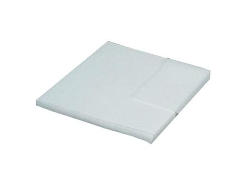 Vaskeklud engangs L200xB200xH2.5mm skum hvid