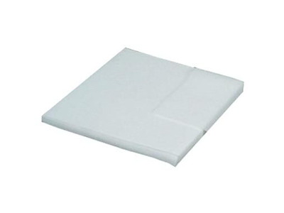 Vaskeklud engangs L200xB200xH2.5mm skum hvid