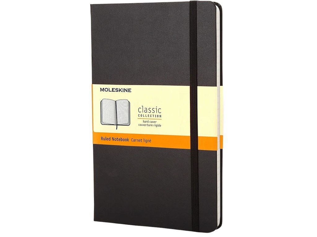 Classic Hard Linjeret Notesbog Large Sort