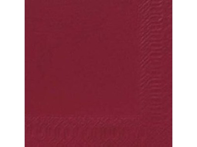 Serviet Duni 24x24cm 3-lag Bordeaux