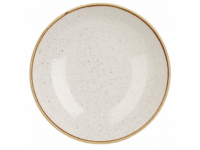 Tallerken Dyb Coupe Stonecast 113.6 cl Ø24.8 cm Porcelæn Vanilje
