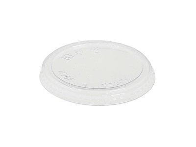 Plastlåg Ø76 mm Bionedbrydelig PLA Klar til dressingbæger til 115988
