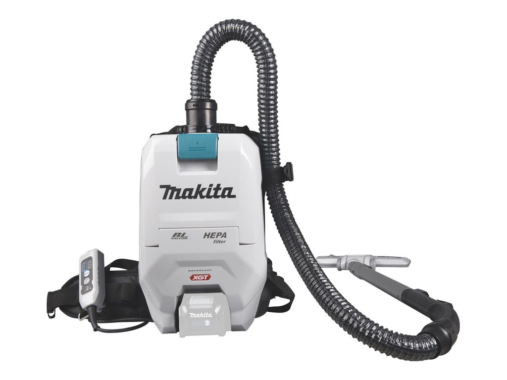 Støvsuger Rygstøvsuger Makita XGT 40V 2ltr 3.9kg med Tilbehør uden Lader/Batteri