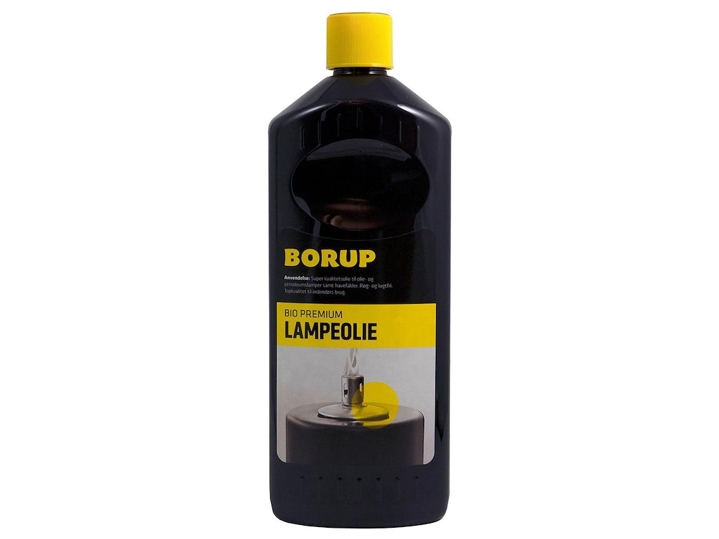 Lampeolie Bio Premium Borup Lugtsvag Højkvalitetsolie Indendørs brug 1 ltr