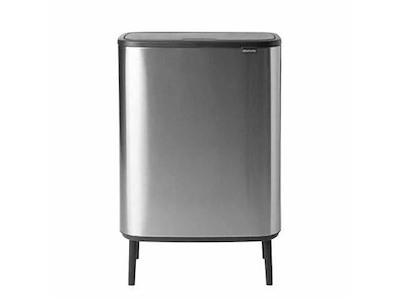 Affaldsspand Brabantia Bo Touch Hi 2x30 ltr Matt Steel Fingerprint Proof