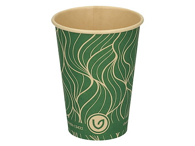 Kaffebæger Bambus Ø70xH90mm 22cl 7.5oz Single Wall Grøn/Brun Verive