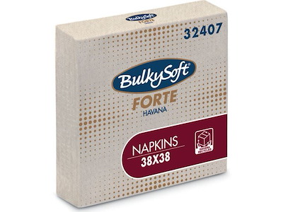 Serviet Bulkysoft 38x38cm 2-lag Natur