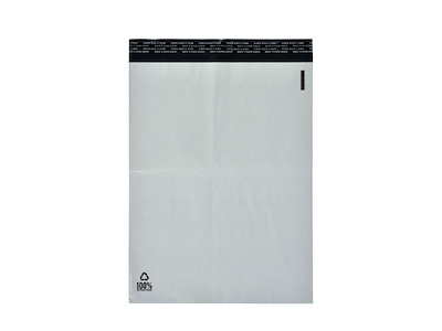 Postpose 100% Genbrugt 230x325mm Enkel Limlukning Hvid 100stk