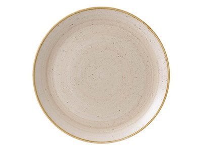 Tallerken Coupe Stonecast Ø32.4cm. Porcelæn Muskatnød