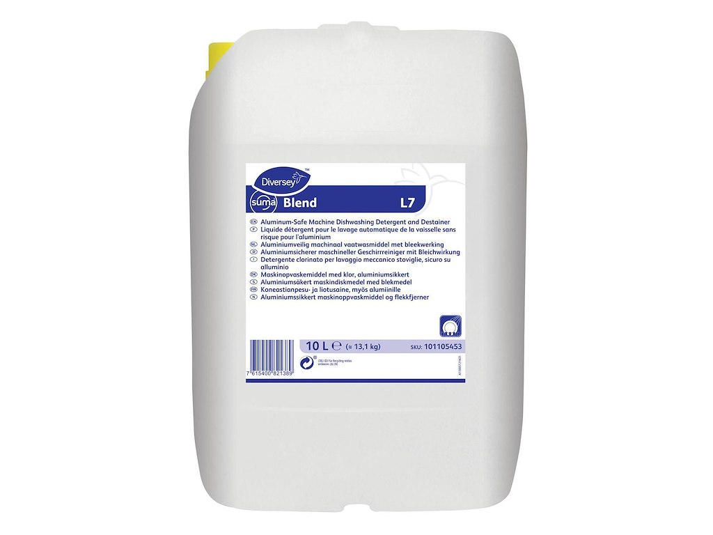 Maskinopvask Anlæg Flydende Suma Blend L7 10ltr med Klor Blødt til alu