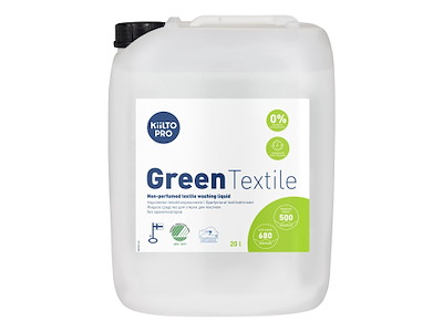 Tøjvask Flydende Kiilto Pro Green Textile 20ltr Svanemærket u. Parfume til alle