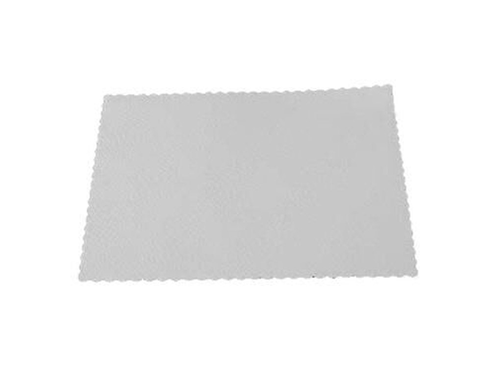Fadpapir 29x38 cm firkantet præget hvid