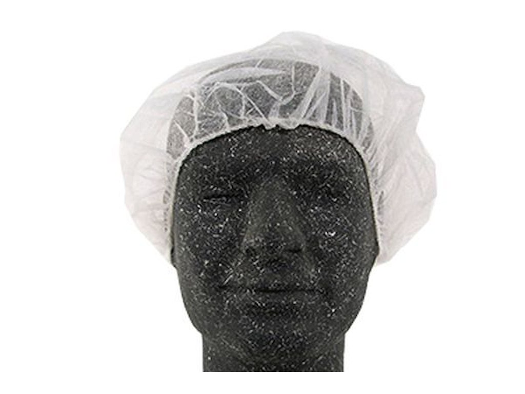 Hårnet str M Ekstra vidde PP Hvid