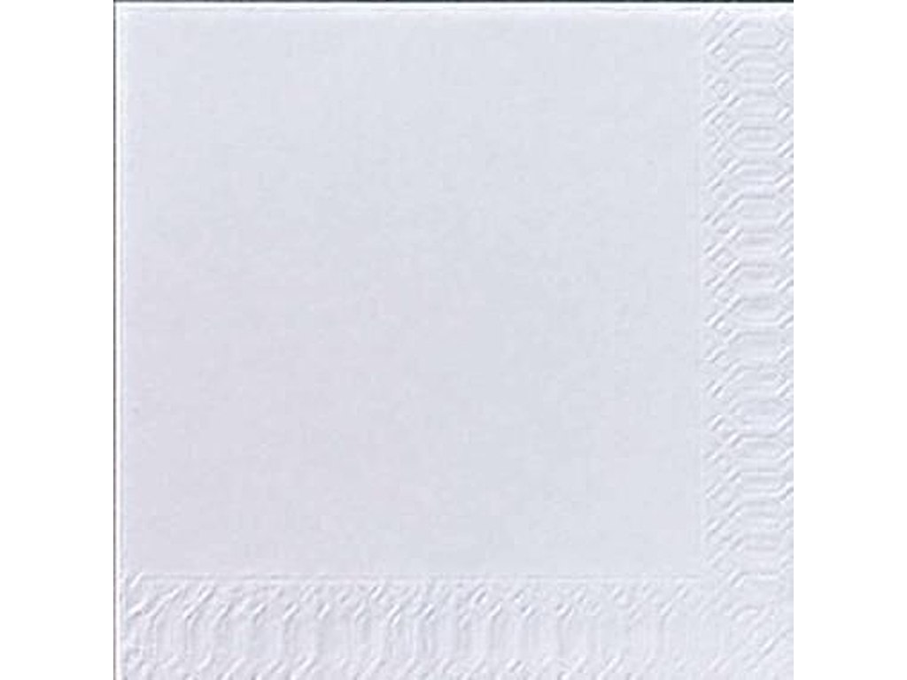 Serviet Finess 33x33cm 1-lag Hvid