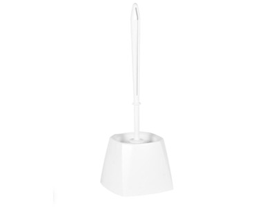 Toiletbørste Vikan Medium 40cm Plast med Firkantet skål Hvid