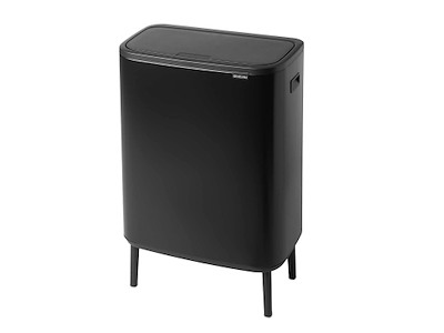 Affaldsspand Brabantia Bo Touch Hi 2x30 ltr Sort