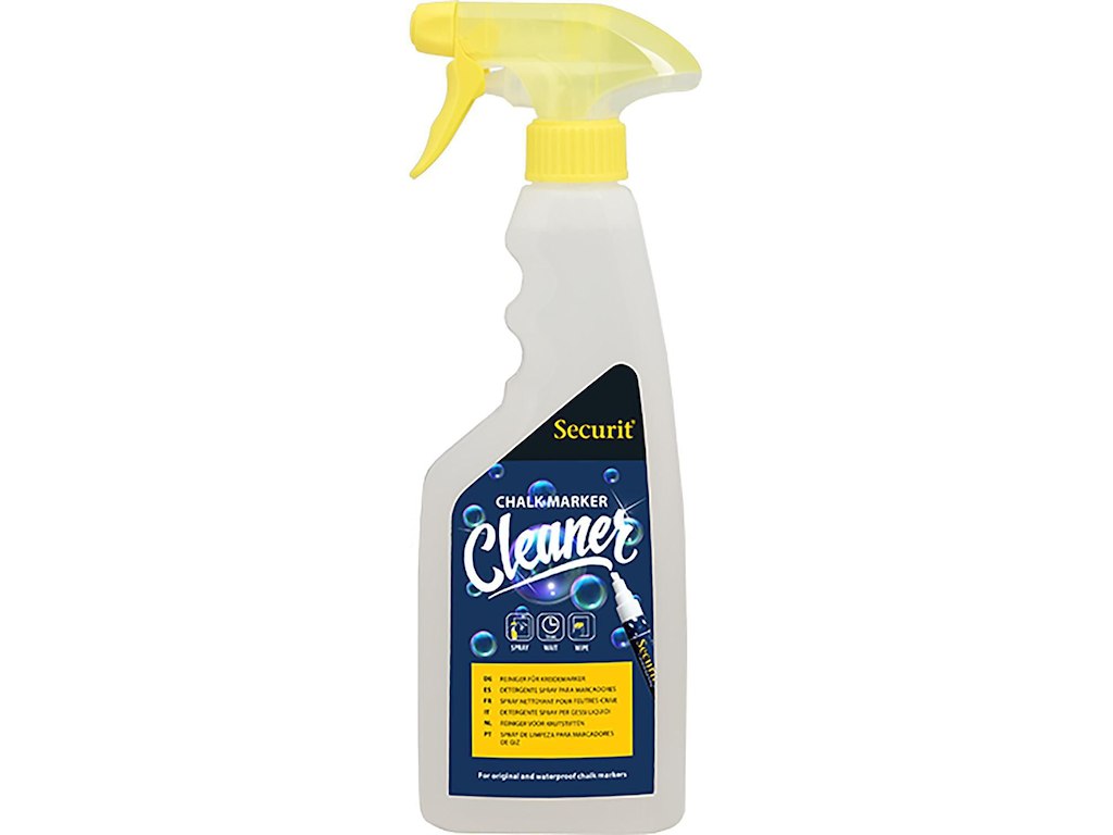 Tavlerens Securit Chalk Marker Cleaner 500ml til tuschpenne/kridtmarkører