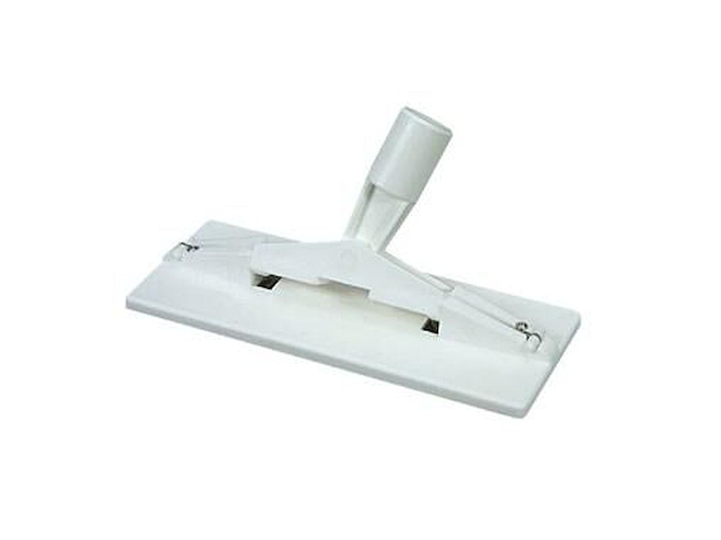 Skurenylonholder med kroge til Skurenylon/Skaft Hvid