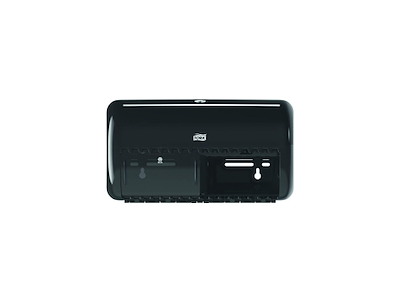 Dispenser Toiletpapir Tork Twin T4 Almindelige ABS Plast Sort til 2 rl