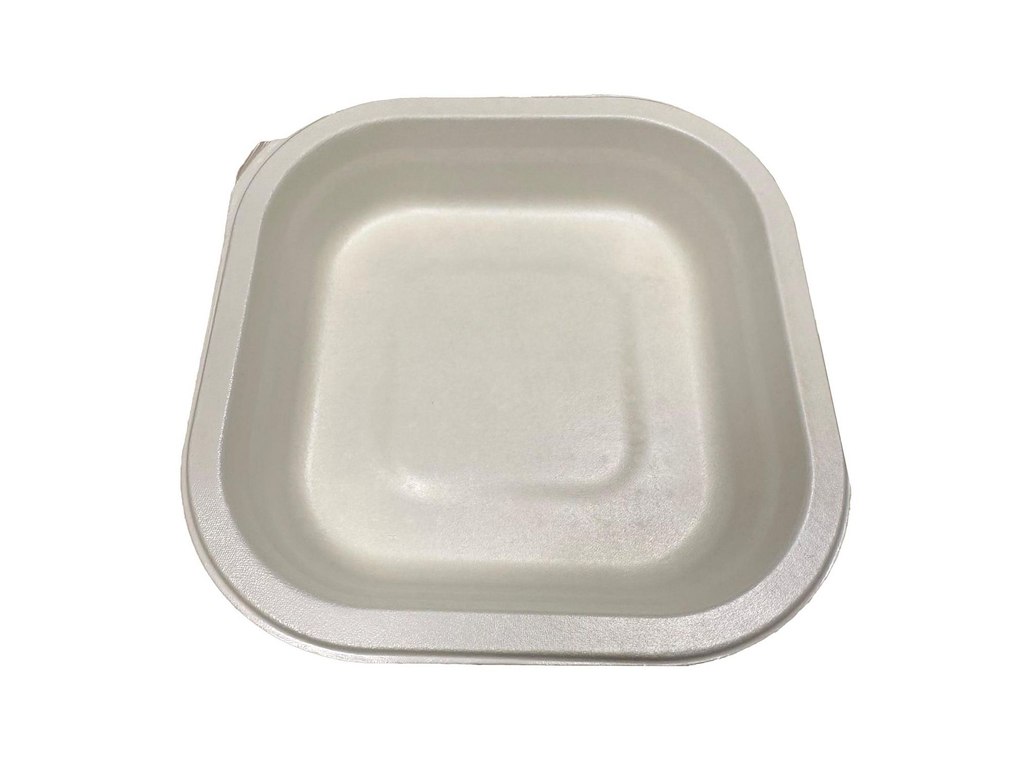 Bakke 1-Rum 672ml Square L180xB180xH36mm Pap Natur