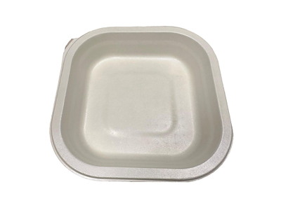 Bakke 1-Rum 672ml Square L180xB180xH36mm Pap Natur