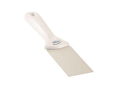 Håndskraber 5cm Plast/Rustfri stål Hvid
