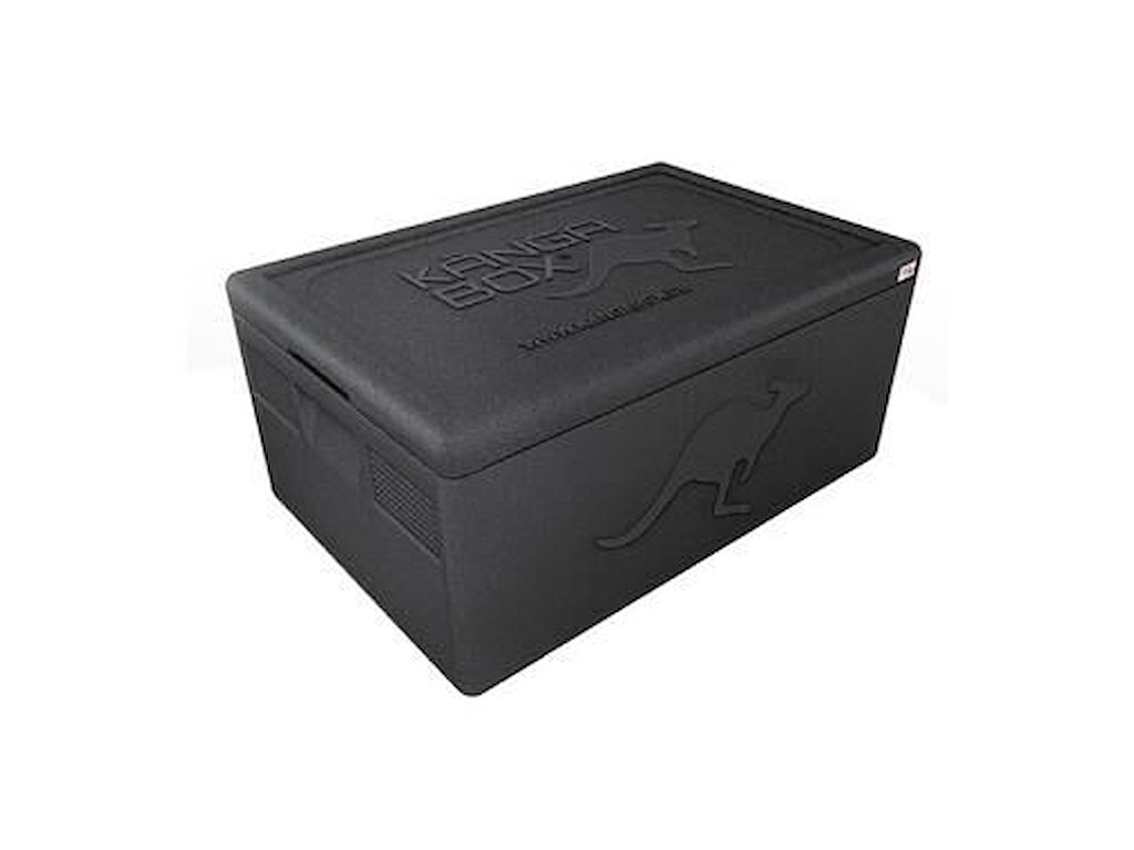 Termokasse Kænga 21 ltr 1/1 GN 60x40x18 cm med Låg EPP Sort