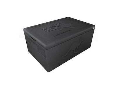 Termokasse Kænga 21 ltr 1/1 GN 60x40x18 cm med Låg EPP Sort