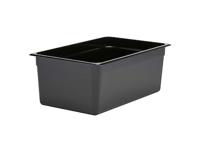Kantine Cambro 1/1GN 25.6L 53x32.5x20cm Polycarbonat Sort