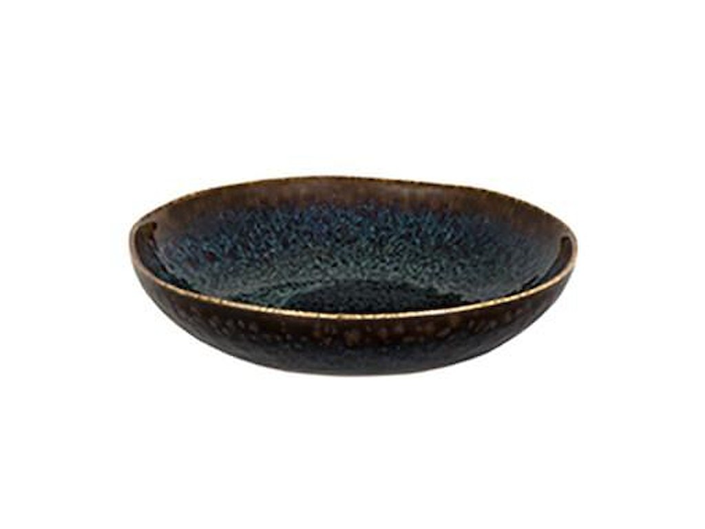 Skål Eccentric Petrol Ø16.4x5 cm Stentøj