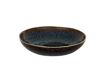 Skål Eccentric Petrol Ø16.4x5 cm Stentøj