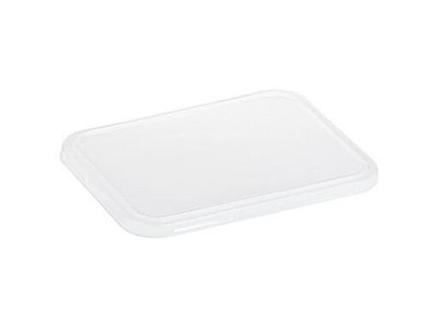 Plastlåg 227x178 mm Bionedbrydelig PLA til bagasse bakker 227x178 mm Klar