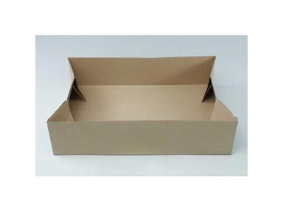 Transportæske 4-pkt limet Brun PAKKES I PLAST HELT LUKKET MÆRKES