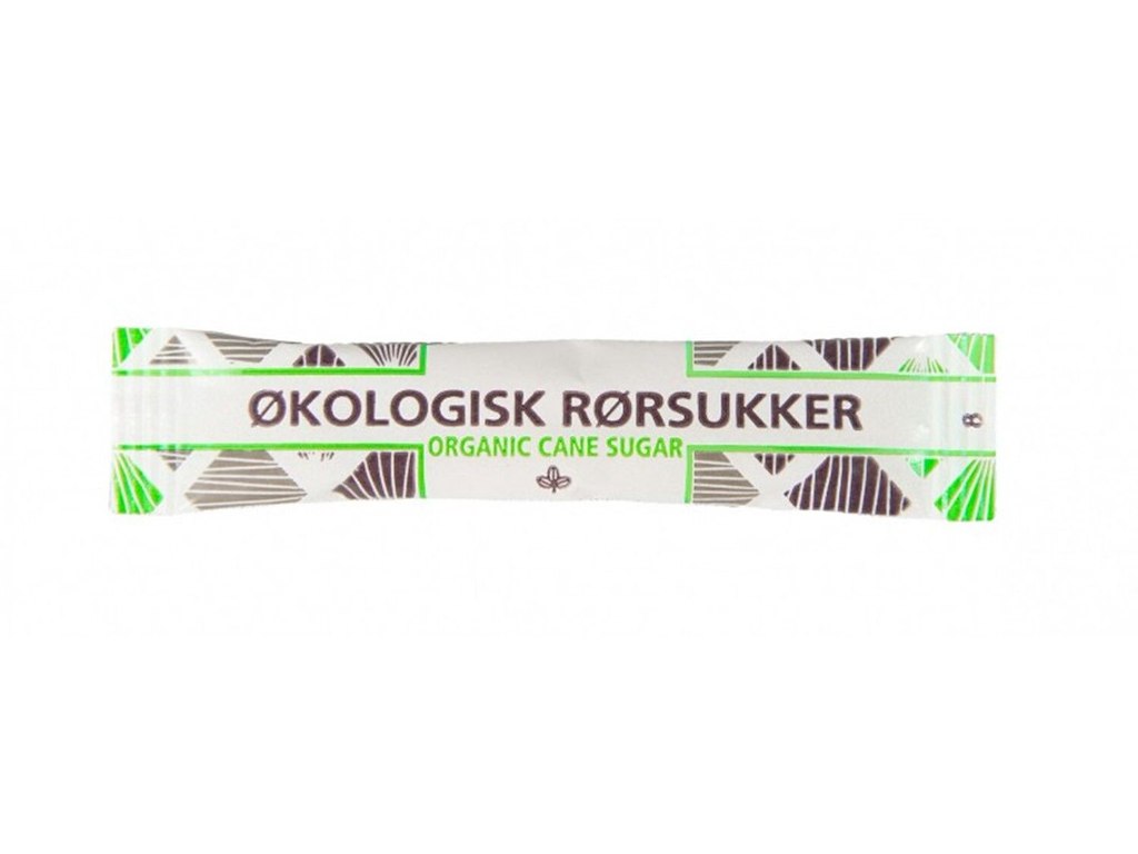 Rørsukker stick 3g Økologisk Fairtrade (DK-ØKO-100)