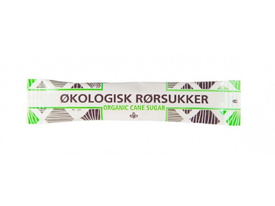 Rørsukker stick 3g Økologisk Fairtrade (DK-ØKO-100)