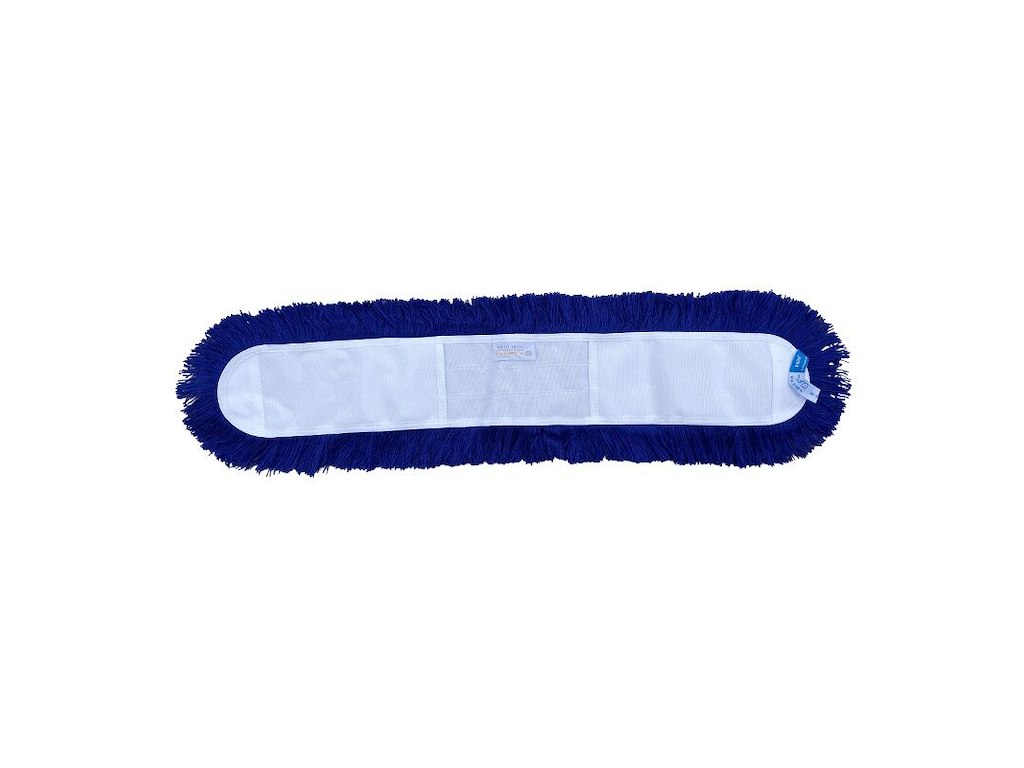 Moppe Lommer Tentax 80cm Akryl Öko-tex med Frynser Blå Tør til Flex fremfører