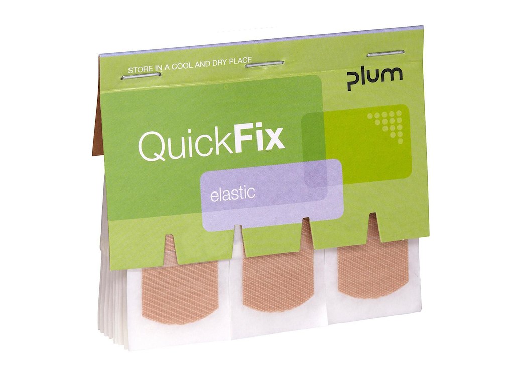 Plaster Elastik QuickFix 75x25mm refill til væghængt dispenser