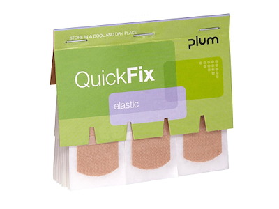 Plaster Elastik QuickFix 75x25mm refill til væghængt dispenser