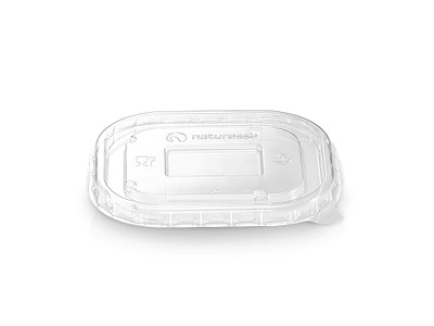 Plastlåg rektangulær L125xB105xH10mm PLA bionedbrydelig klar