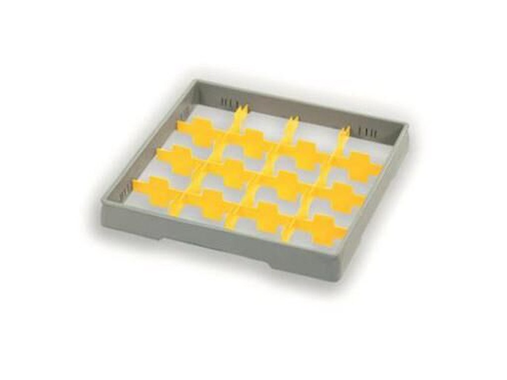 Opvaskekurv forhøjer 50x50x5 cm Grå