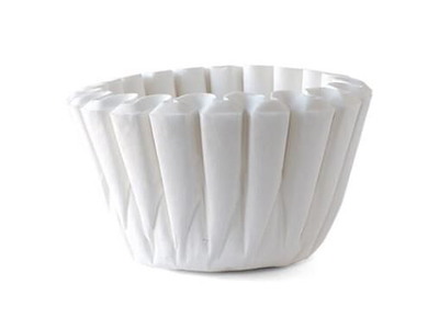 Skålfilter Catersource TCF 20ltr Ø535/Ø203xH170mm papir Svanemærket hvid