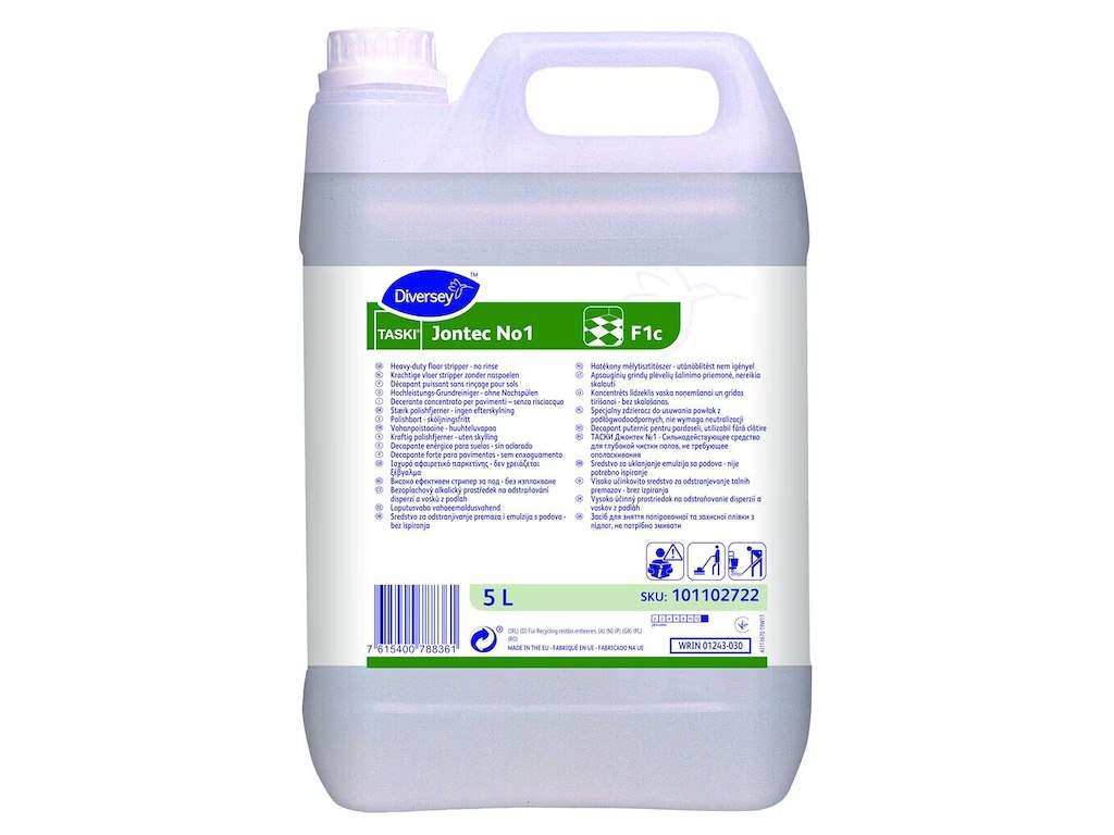 Polishfjerner Taski Jontec No1 F1c 5ltr til stripning af alkaliresistente gulve