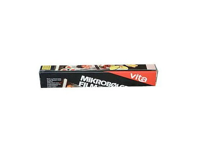 Film Vita Uperforeret Mikroovn B30cmxL15m 6.5my PVDC Klar i cut-box