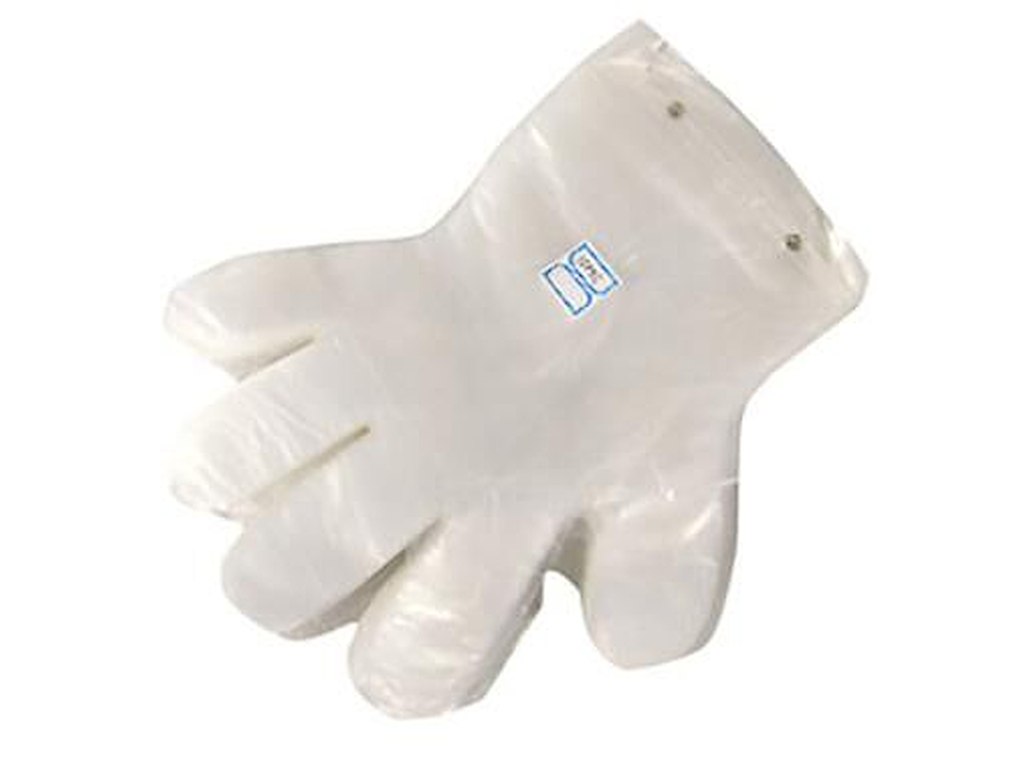Handske Engangs Højre PE på Blok