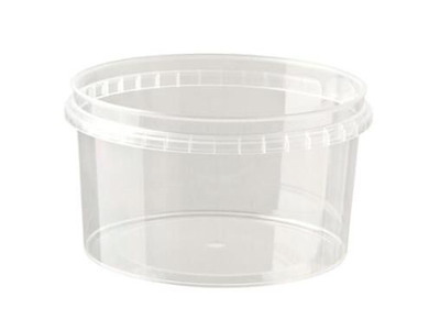 Plastbæger 560 ml Ø122 mm Rund PP Klar OMPAK 90 ps x 20 stk/krt